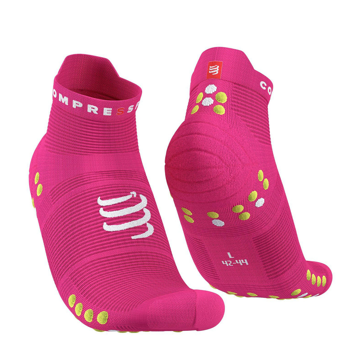 CS Шкарпетки Pro Racing Socks V4.0 Run Low, Fluo Pink/Primerose, T1