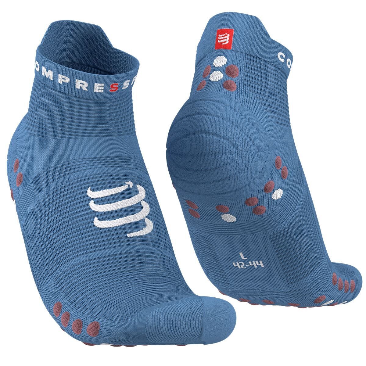 CS Шкарпетки Pro Racing Socks V4.0 Run Low, Pacific Blu/Deco Rose, T1