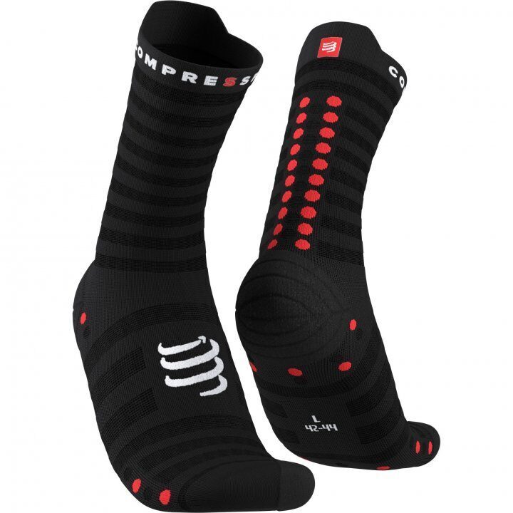 CS Шкарпетки Pro Racing Socks v4.0 Ultralight Run High, Black/Red, T3