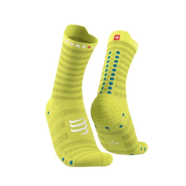 CS Шкарпетки Pro Racing Socks V4.0 Ultralight Run High, Primerose/Fjord Blue, T3