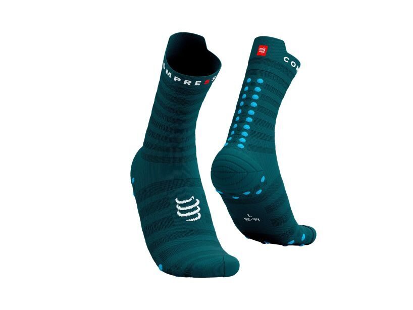 CS Шкарпетки Pro Racing Socks V4.0 Ultralight Run High, Shaded Spruce/Hawaiian Ocean, T4