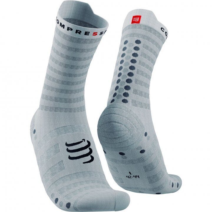 CS Шкарпетки Pro Racing Socks v4.0 Ultralight Run High, White/Alloy, T2
