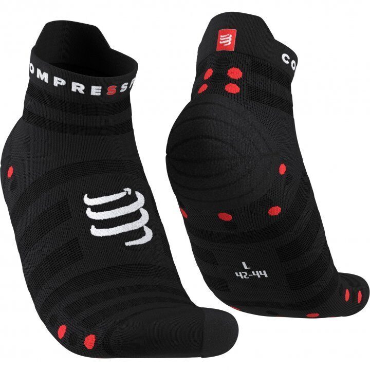 CS Шкарпетки Pro Racing Socks v4.0 Ultralight Run Low, Black/Red, T2