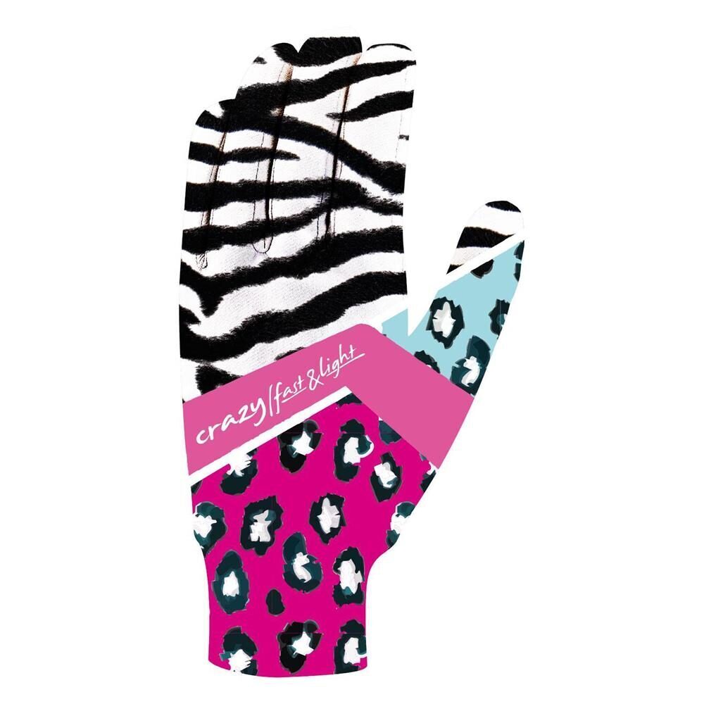 CRAZY Рукавички TOUCH WOMAN BLACK-ZEBRA XS-S