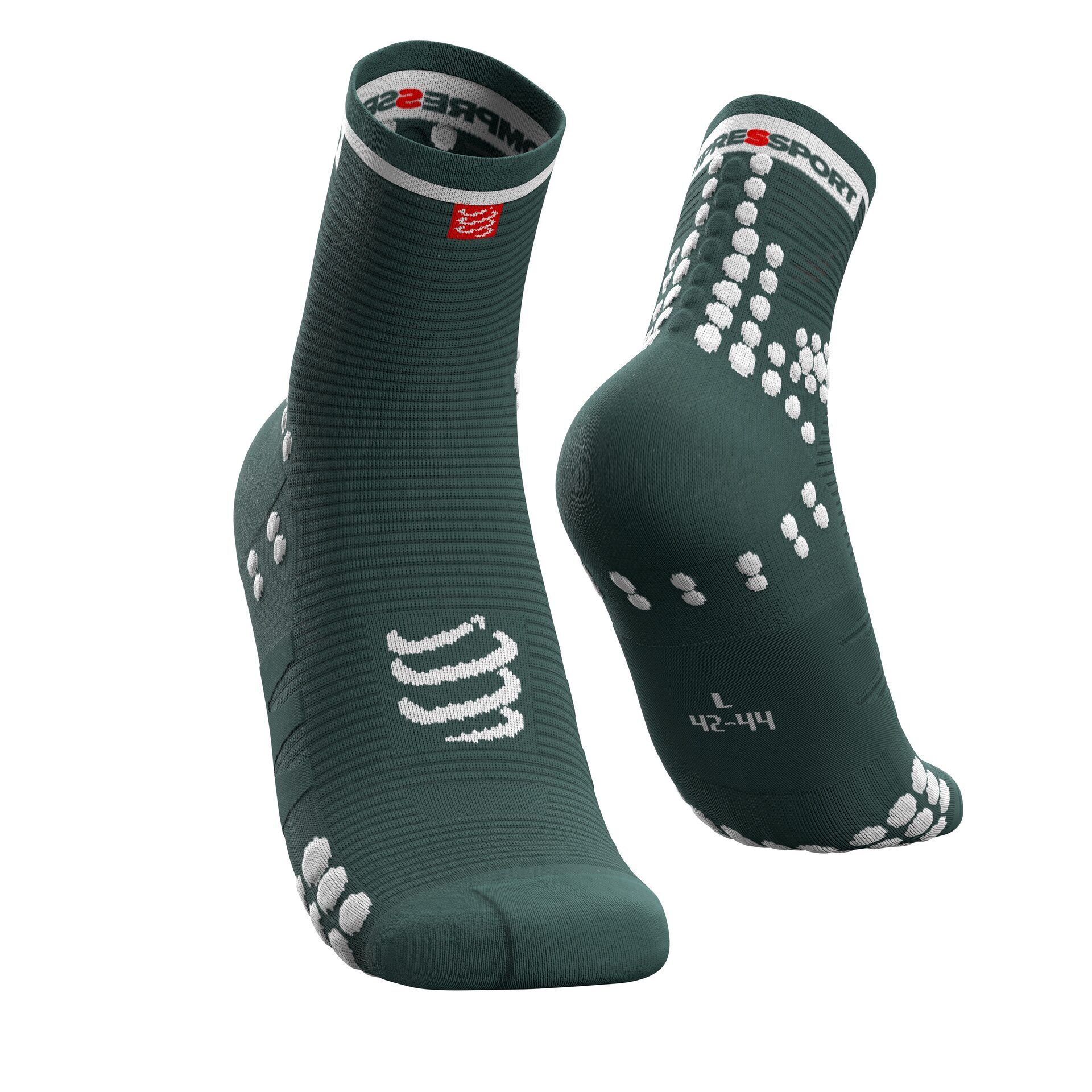 CS Шкарпетки Pro Racing Socks V3.0 Run High, Silver Pine/White, T3