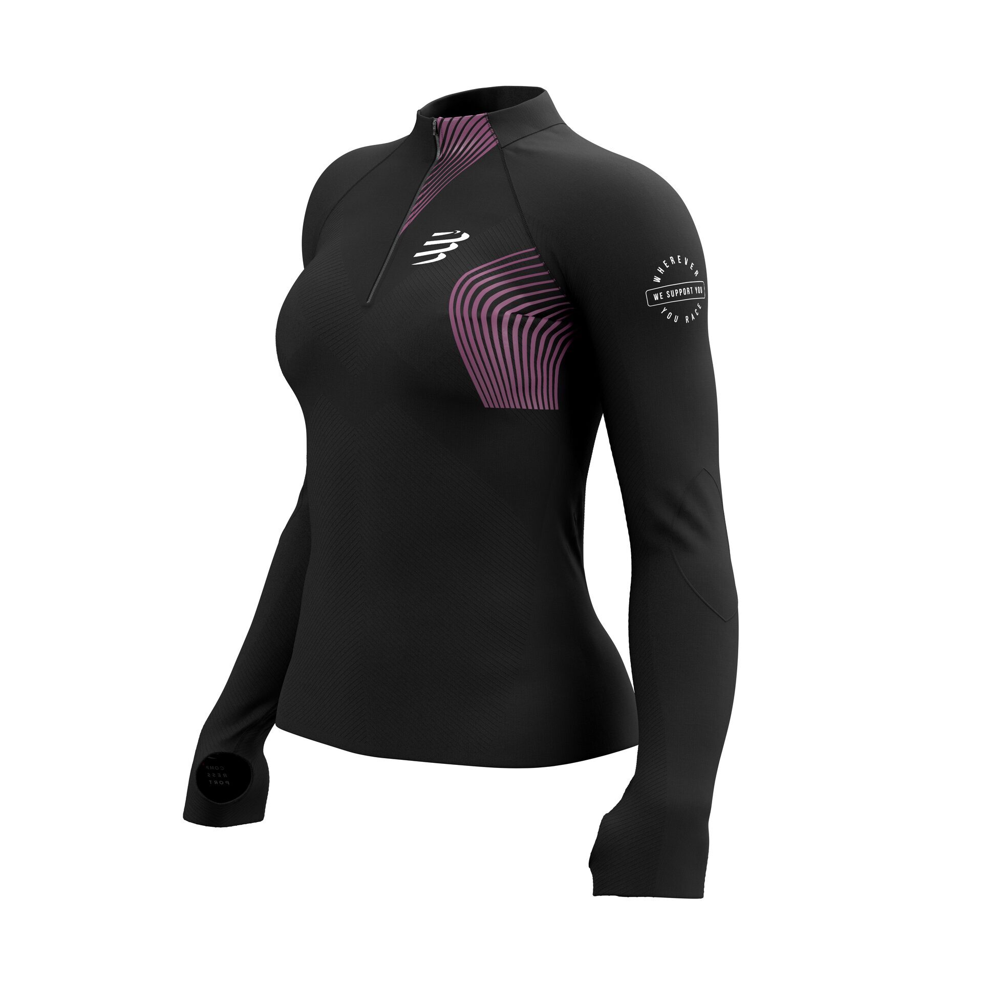 CS Кофта Winter Trail Postural LS Top W, Black, S