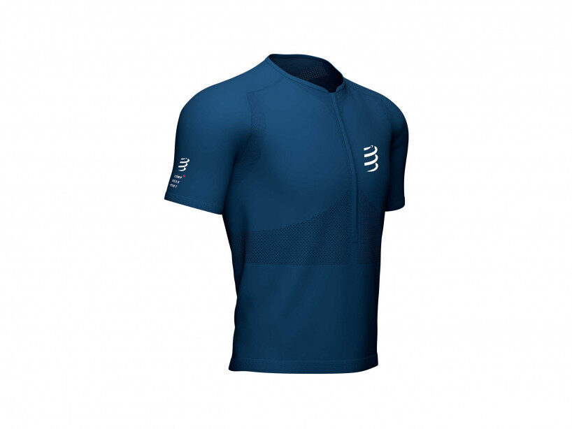 CS Футболка Trail Half-Zip Fitted SS Top, Blue, M