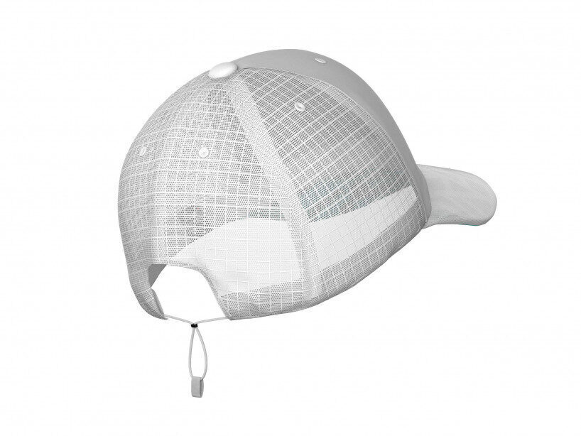 CS Картуз із сіткою Racing Trucker Cap, White, фото 4