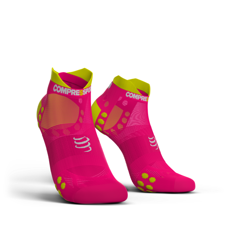 CS Шкарпетки Pro Racing Socks V3.0 Ultralight Run Low, Fluo Pink, T2 (Old 2019)