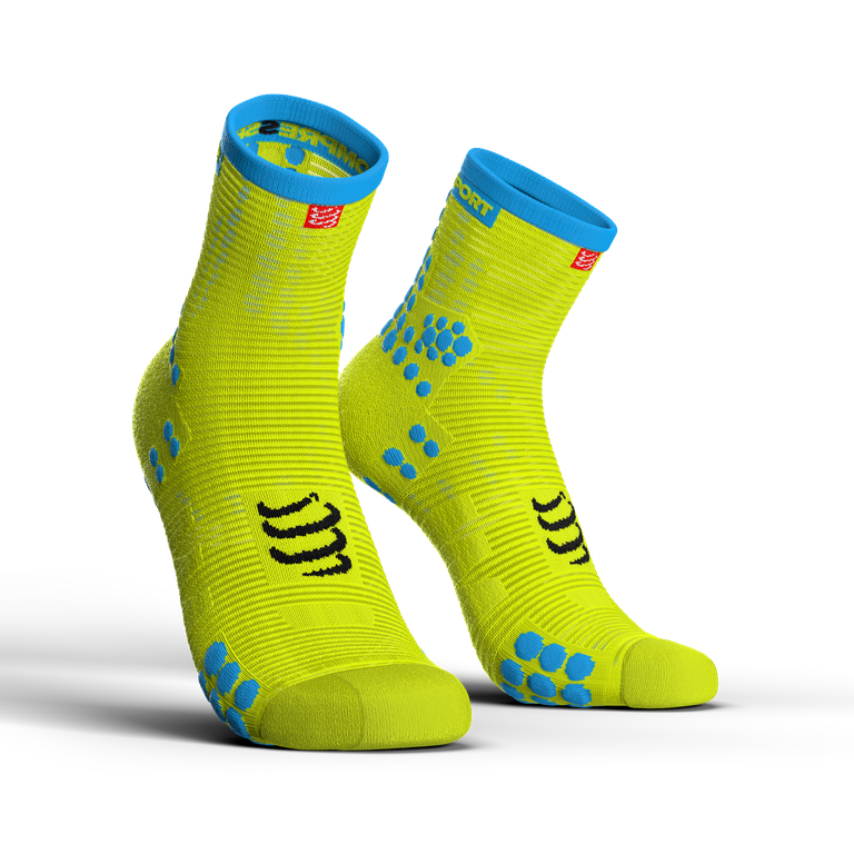 CS Шкарпетки Pro Racing Socks V3.0 Run High, Fluo Yellow, Т3
