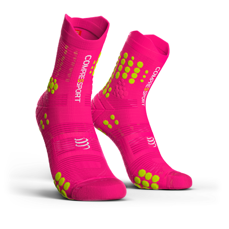 CS Шкарпетки Pro Racing Socks V3.0 Trail, Fluo Pink, T1