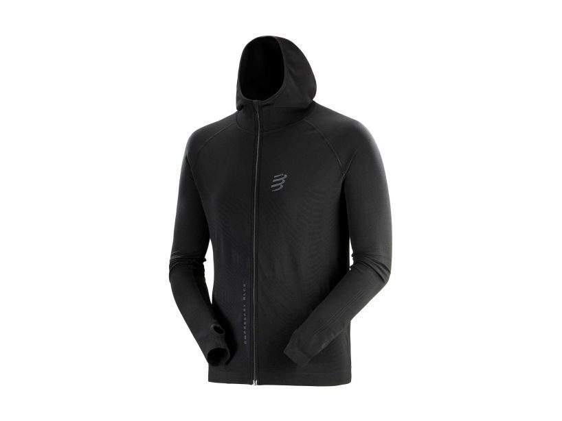 CS Кофта 3D Thermo Seamless Hoodie Zip - Black Edition 2020, Black, L